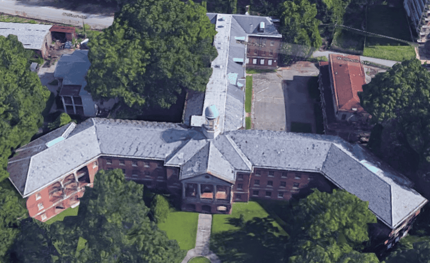 Memphis Heritage Inc. historic building aerial view showcasing preserved architecture and cultural landmarks in Memphis, Tennessee.