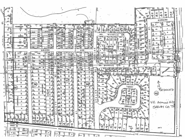 Memphis Heritage Inc. historical map of Memphis neighborhoods, showcasing community planning and development. Focus on urban history, preservation, and cultural heritage efforts in Memphis, Tennessee.